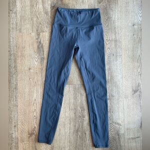 Varley XS High Waist Lets Move Leggings Slate Blue Athleisure yoga Pilates gym